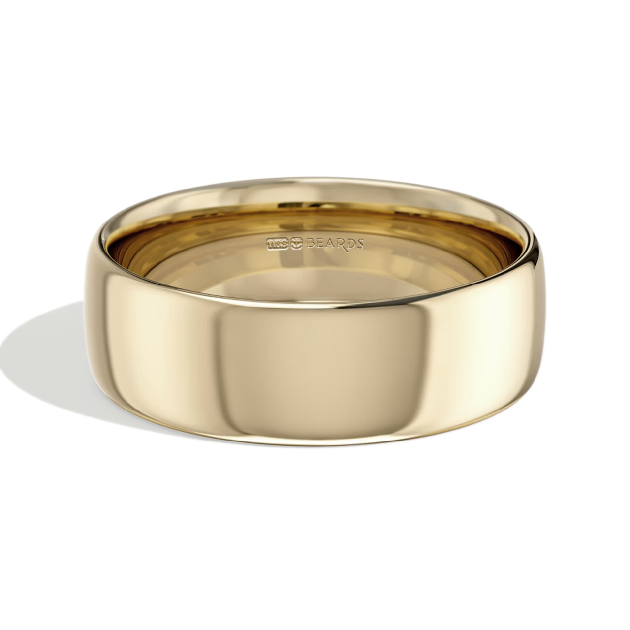 9ct Yellow Gold Court Wedding Band