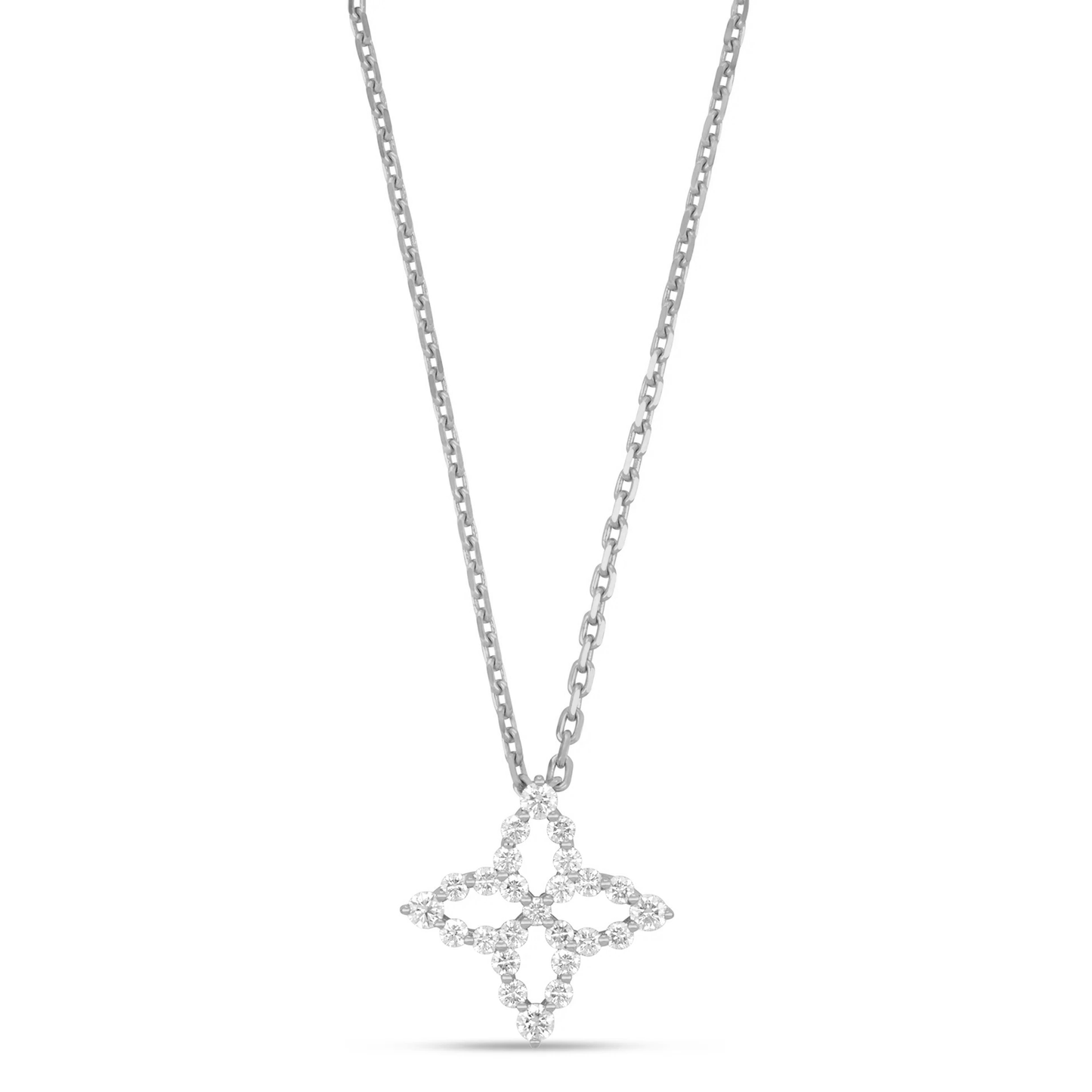 Roberto Coin Princess Flower Diamond Pendant ADR888CL2573_W