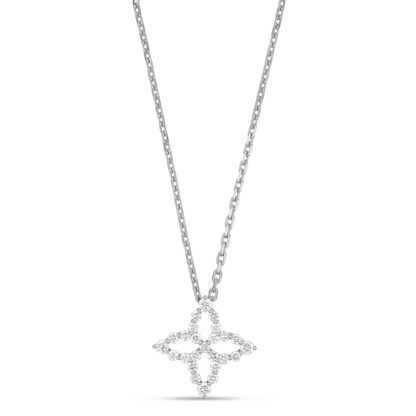 Roberto Coin Princess Flower Diamond Pendant ADR888CL2573_W