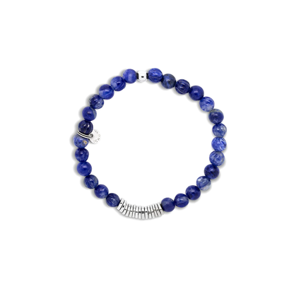 Tateossian Classic Discs Beaded Sodalite Medium