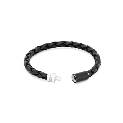 Tateossian Carbon Pop Bracelet Black Medium