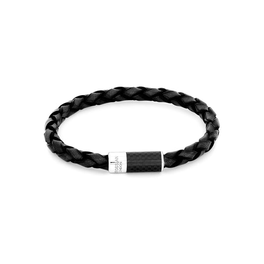 Tateossian Carbon Pop Bracelet Black Large