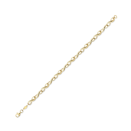 Beards 9ct Yellow Gold Infinity Bracelet BR521-07