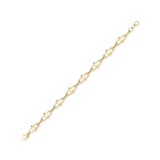 Beards 9ct Yellow Gold Anchor Link Bracelet BR883-07