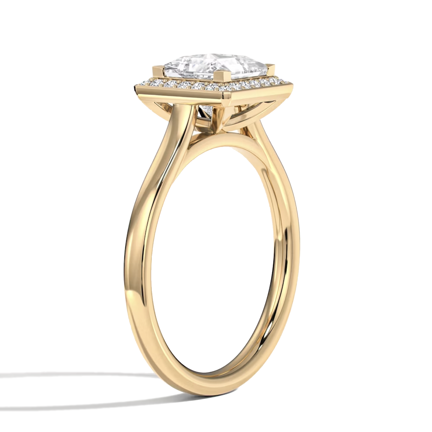 Classic Halo Princess Cut I