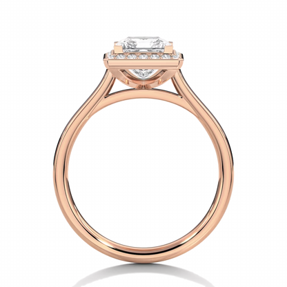 Classic Halo Princess Cut I