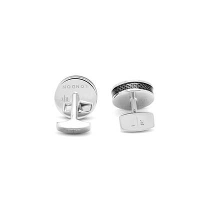 Tateossian Carbon Tablet Cufflinks