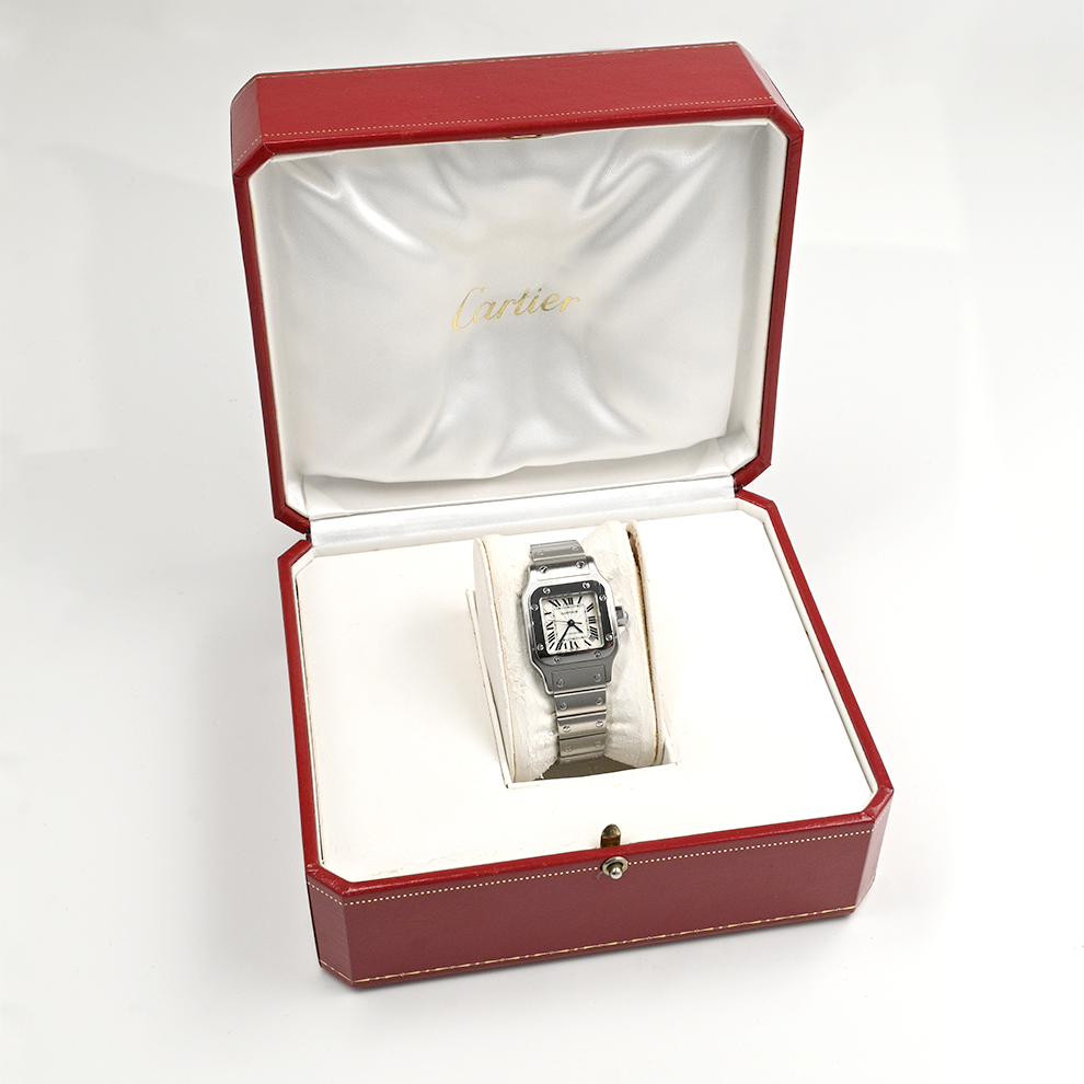 Pre-Owned Cartier Santos 2423 Galbee Automatic Date