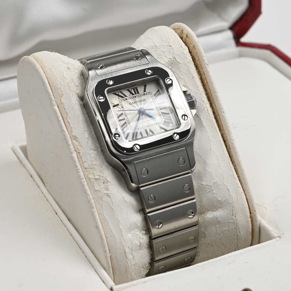 Pre-Owned Cartier Santos 2423 Galbee Automatic Date