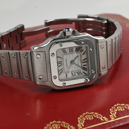 Pre-Owned Cartier Santos 2423 Galbee Automatic Date