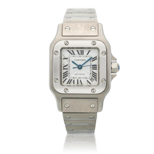 Pre-Owned Cartier Santos 2423 Galbee Automatic Date