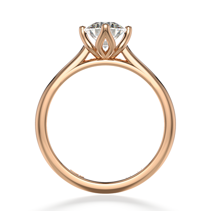 Classic Four Claw Solitaire Rose Gold