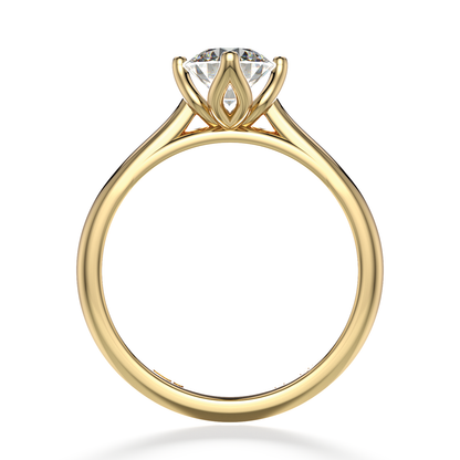 Classic Four Claw Solitaire Yellow Gold