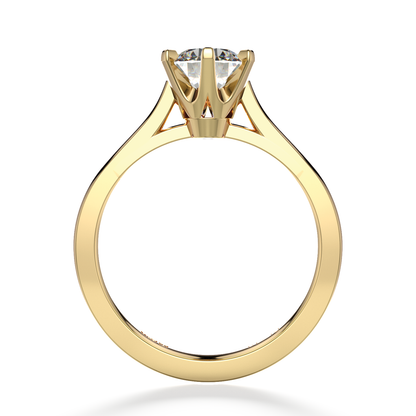 Classic Six Claw Solitaire Yellow Gold