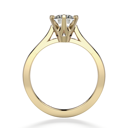 Classic Six Claw Solitaire Yellow Gold