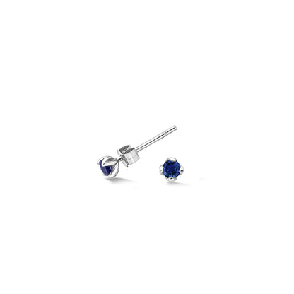 DOWER & HALL 3mm Blue Sapphire Orissa Studs TWE13-S-BSAPP