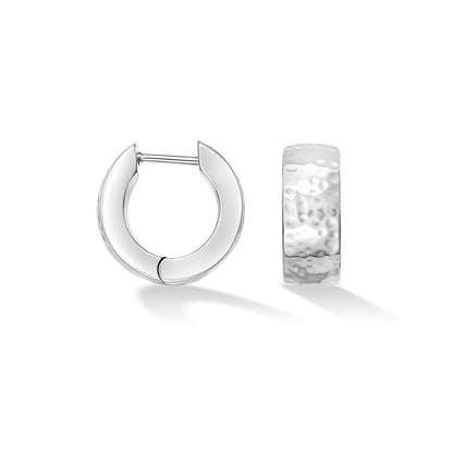 DOWER & HALL Chubby Nomad Huggie Hoops HHE44-S