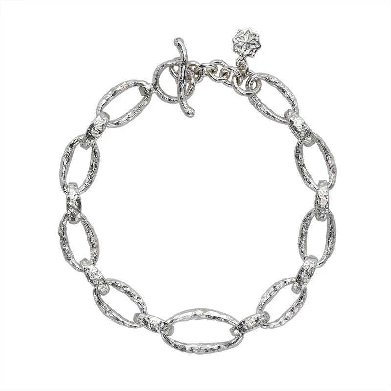 DOWER & HALL Men’s Oval Link Nomad Bracelet NB21M-S-MEDIUM