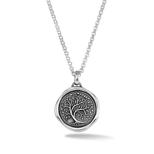 DOWER & HALL Men’s Tree of Life Talisman Necklace TSP41M-S-22