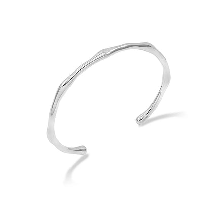 DOWER & HALL Waterfall Torque Bangle WFBG1-S-MED