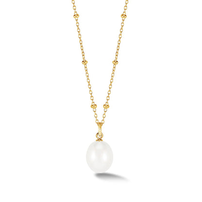 DOWER & HALL Timeless Freshwater Pearl Pendant PLP41-V-WP-18