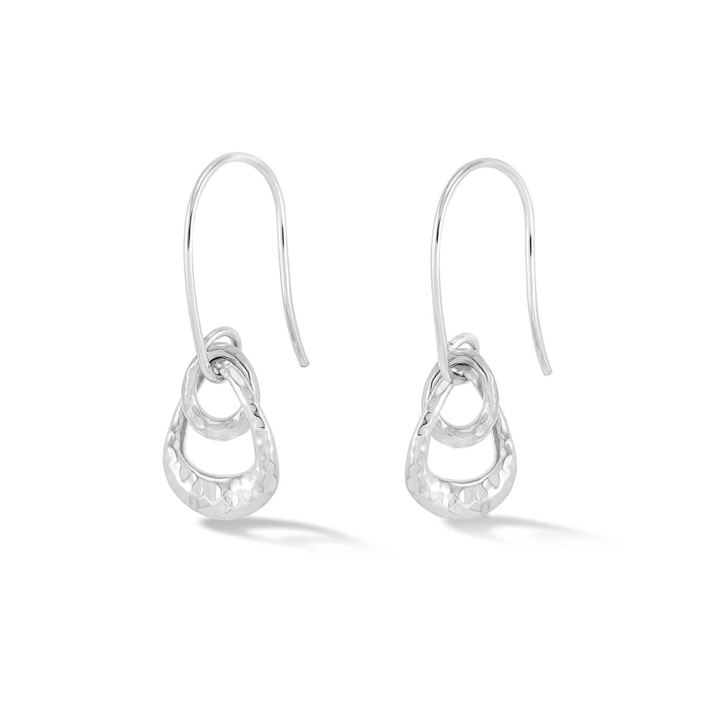 Dower & Hall Entwined Double Oval Drop Earrings EWE20-S