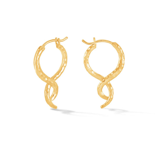 Dower & Hall Entwined Small Double Twist Hoops EWE32-V