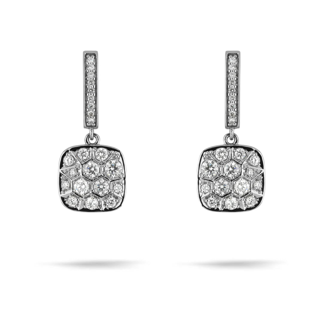 Beards Pave Diamond Necklace & Earring Set