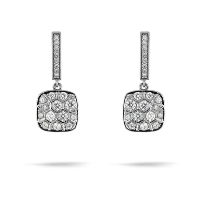 Beards Pave Diamond Necklace & Earring Set