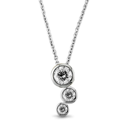 Beards Galaxy Mini Zig-Zag Diamond Pendant GLX202_Mini_Plat