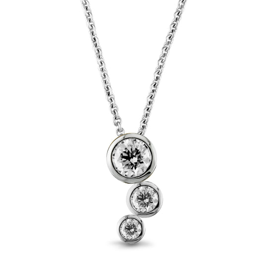 Beards Galaxy Mini Zig-Zag Diamond Pendant GLX202_Mini_Plat