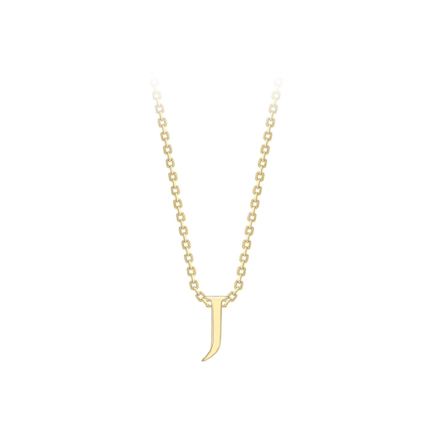 Beards 9ct Yellow Gold Initial Necklace A-Z