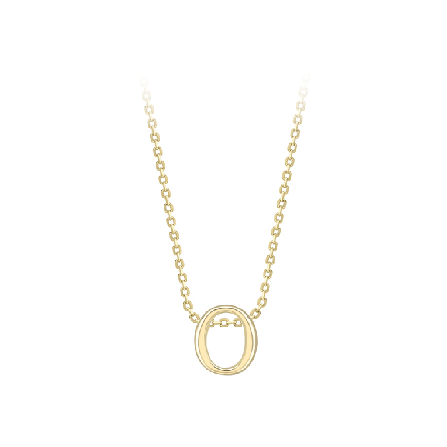 Beards 9ct Yellow Gold Initial Necklace A-Z