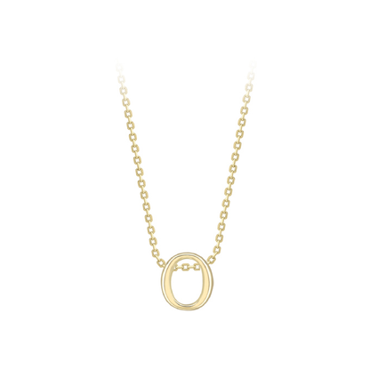 Beards 9ct Yellow Gold Initial Necklace A-Z