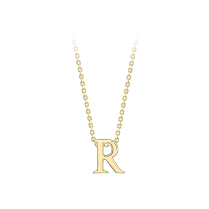 Beards 9ct Yellow Gold Initial Necklace A-Z