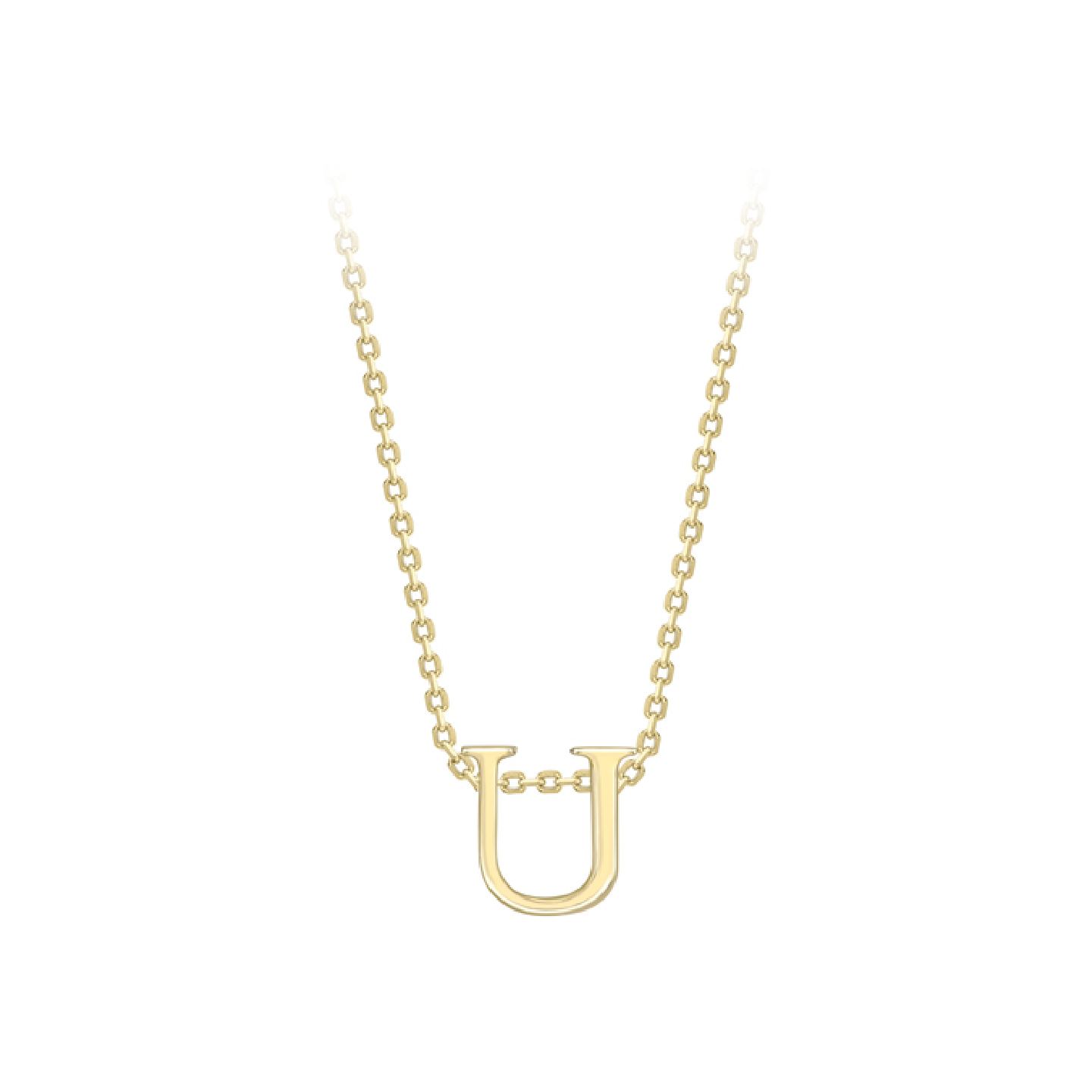 Beards 9ct Yellow Gold Initial Necklace A-Z