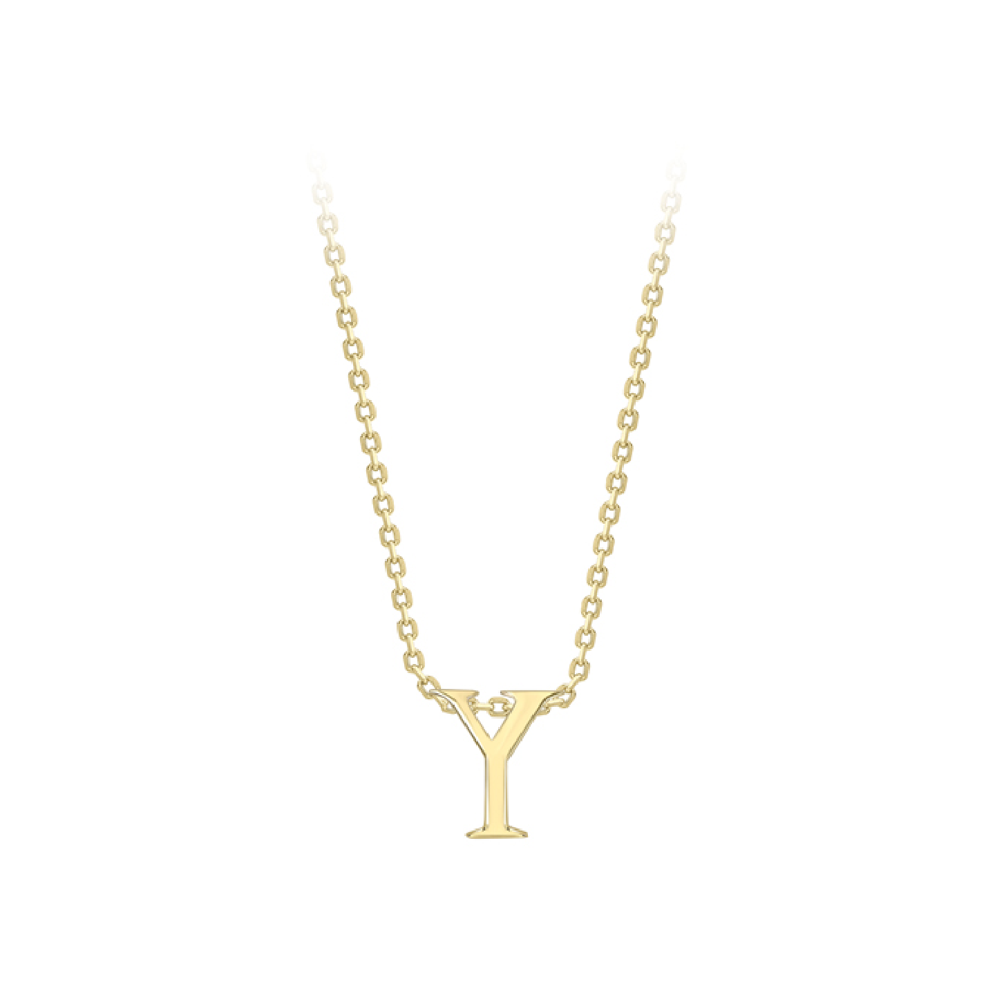 Beards 9ct Yellow Gold Initial Necklace A-Z