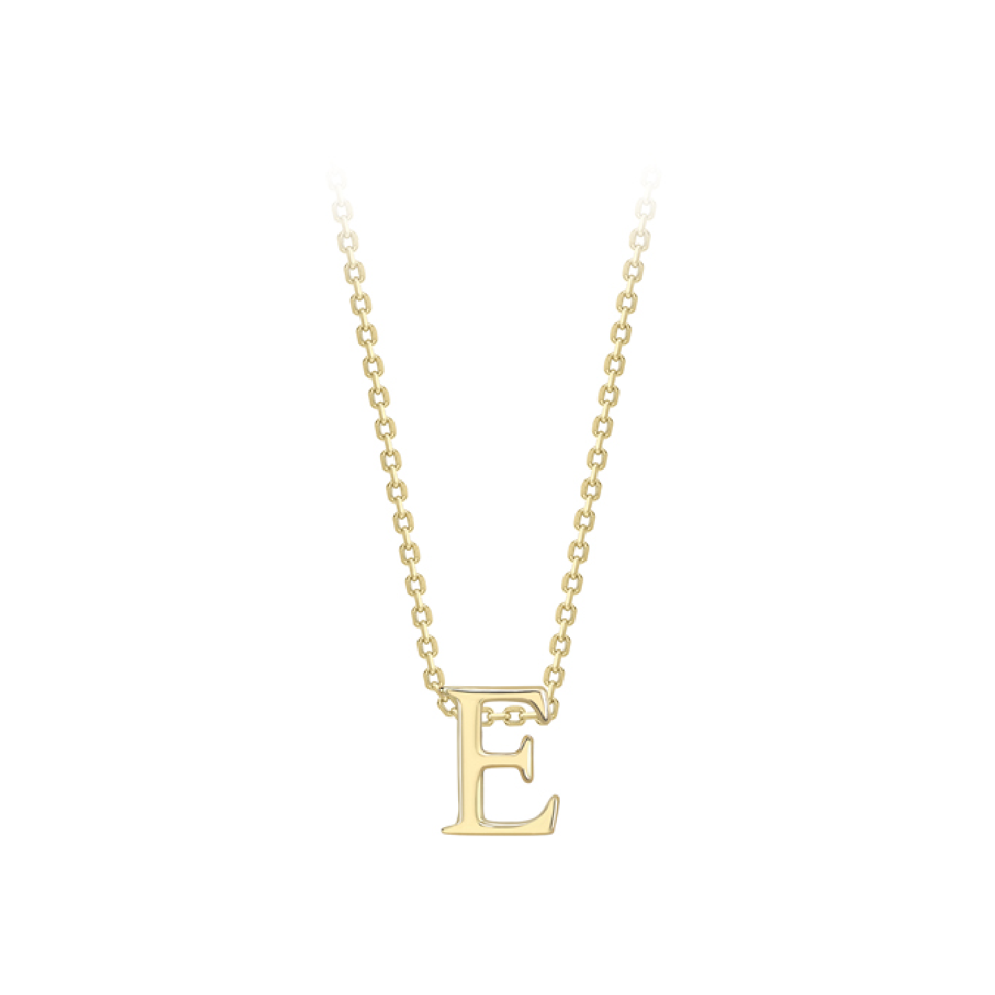 Beards 9ct Yellow Gold Initial Necklace A-Z
