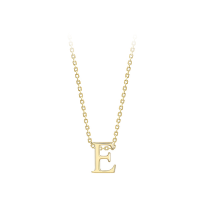 Beards 9ct Yellow Gold Initial Necklace A-Z