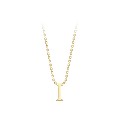 Beards 9ct Yellow Gold Initial Necklace A-Z