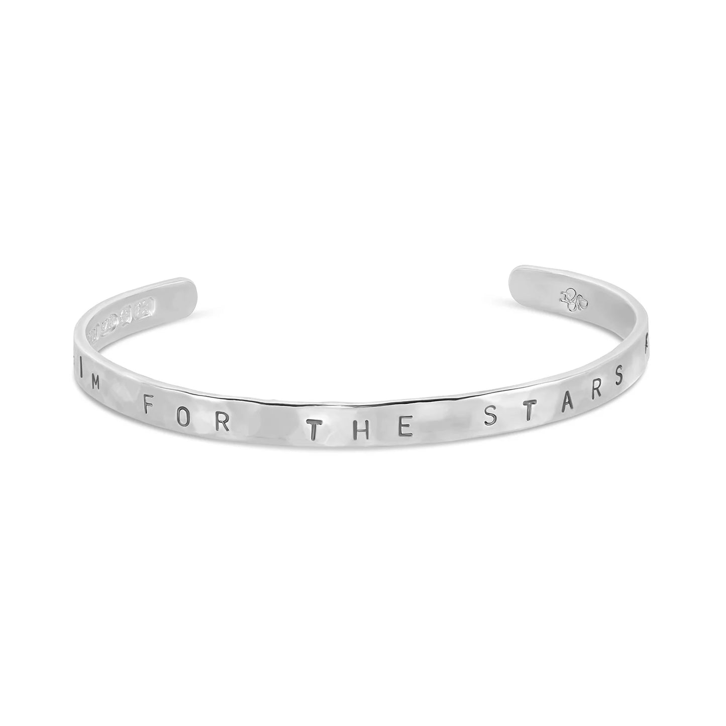 DOWER & HALL 'Aim for the Stars' Hand Stamped Bangle NBG52-S