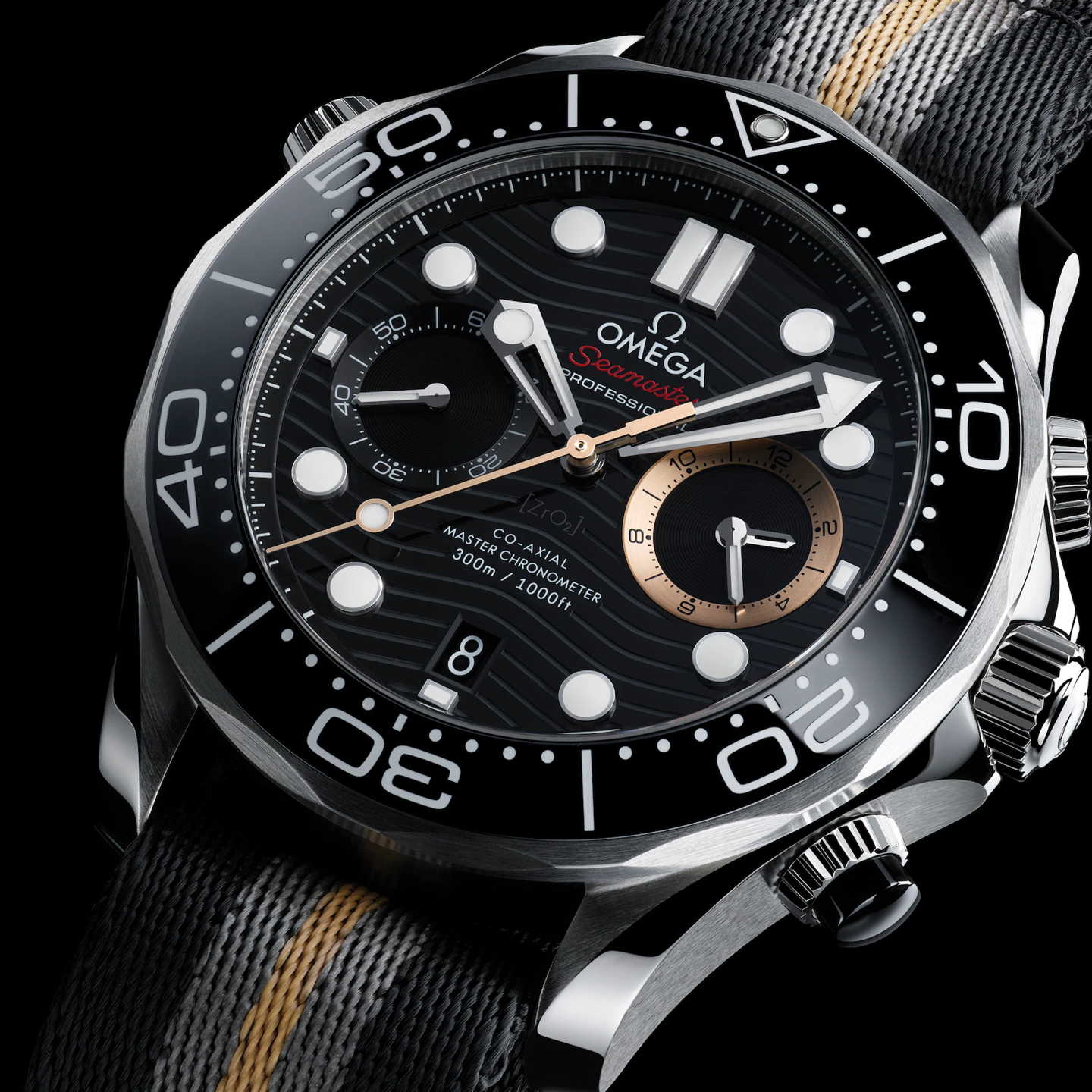 OMEGA SEAMASTER DIVER 300M CO-AXIAL MASTER CHRONOMETER “FIRST LIGHT” 210.32.44.51.01.002