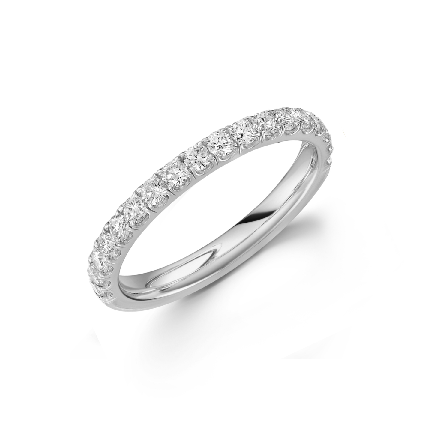 Provenance Lily 0.42ct Castle Claw Eternity