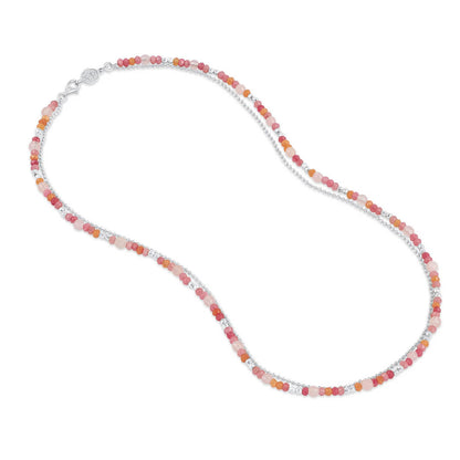 Dower & Hall Peach Fuzz Orissa Necklace FHBN23-S-PEACH-18