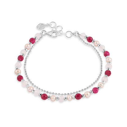 Dower & Hall Blossom Orissa Bracelet FHCB22-S-PINKBLOSSOM