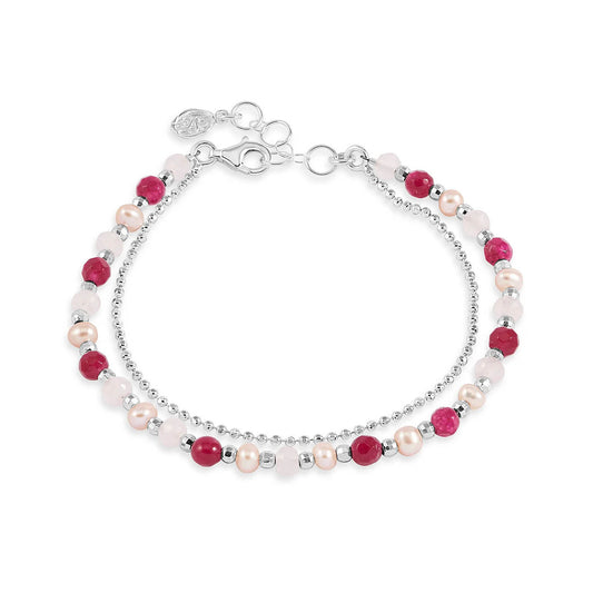 Dower & Hall Blossom Orissa Bracelet FHCB22-S-PINKBLOSSOM