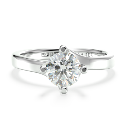 Classic Twist Solitaire Platinum