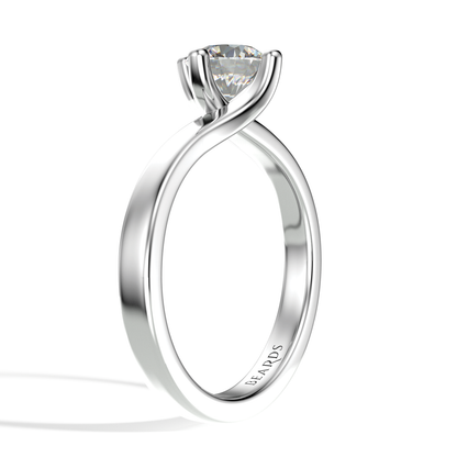 Classic Twist Solitaire Platinum