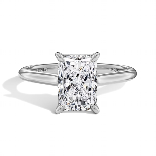 Classic Four Claw Radiant Cut Platinum