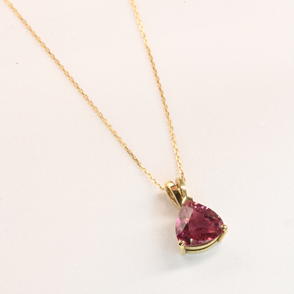 Beards Tourmaline & Diamond Pendant